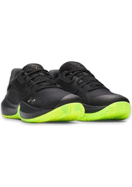 3027646 Ua Lockdown 7 Low Basketbol Siyah Unisex Spor Ayakkabı