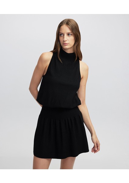 Dik Yaka Triko Elbise IW6250002149001