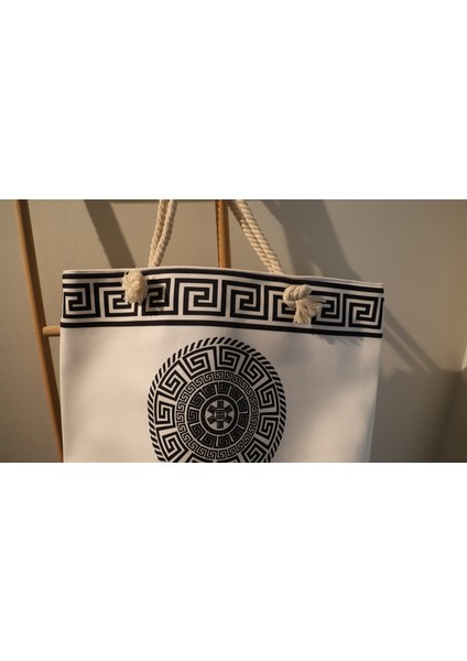 Kadın Lüks Desen Çanta - Fermuarlı- 50*35 Cm- Plaj Çantası fiyatları