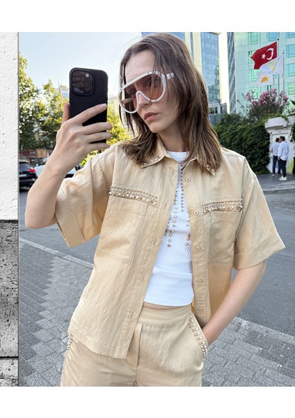 Karma Aksesuarlı Gömlek Ceket IW6250005043003