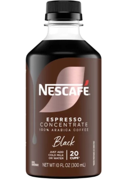 Espresso Concentrate Arabıca Coffee Black 20 Cups 300 ml