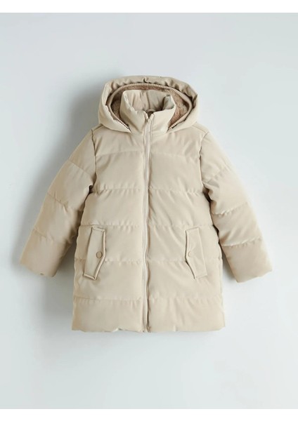 Lcw Kids Kapüşonlu Kız Çocuk Mont (W5)