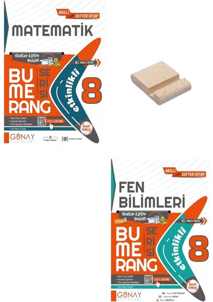 LGS 8.Sınıf Bumerang Etkinlikli Defter Matematik ve Fen Bilimleri