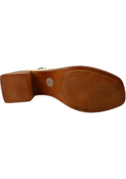 2311510 Günlük Hakiki Deri Bayan Sandalet-Bej fırsatları