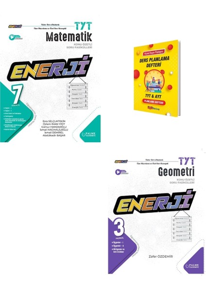 Tyt Matematik ve Geometri Konu Özetli Soru Fasikülleri + Planlama Defteri