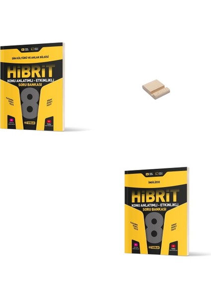 Lgs 8. Sınıf Hibrit Konu Anlatımlı Din ve Ingilizce Soru Bankası+ Telefon Tutucu