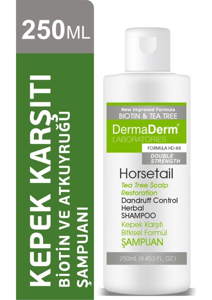 At Kuyruğu Bitkisi ve Çay Ağacı Özlü Bitkisel Formül Şampuanı 250 ml