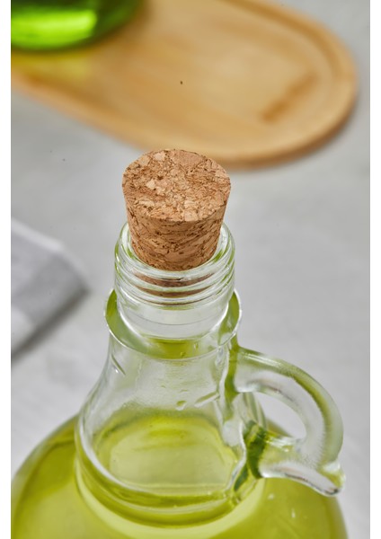 2'li Mantar Tıpalı, Standlı 1000 ml Cam Yağdanlık Ayçiçek Yağı/zeytin Yağı Şişesi(Transfer Etiketli) fırsatları