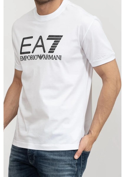 Bisiklet Yaka Erkek T-Shirt-Beyaz fiyatları