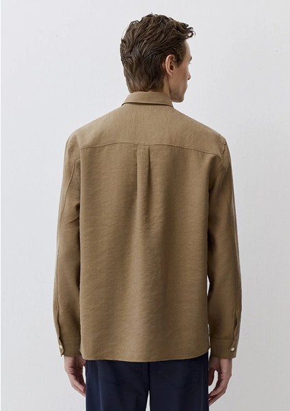 Erkek Kahve M0211650-70378 Uzun Kollu Gömlek fırsatları