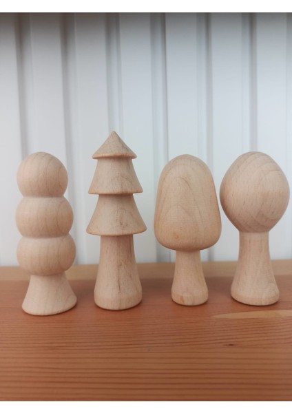 4 Mevsim Waldorf Ağaç Seti (Boyasız)