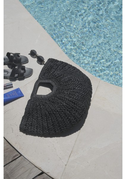 Noir Hasır Çanta Siyah