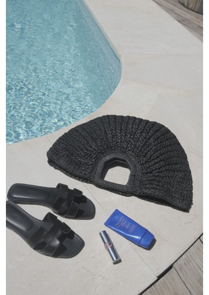 Noir Hasır Çanta Siyah modelleri