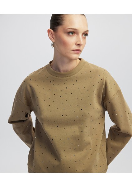 Hotfix Baskılı Sweatshirt IW6250091024176