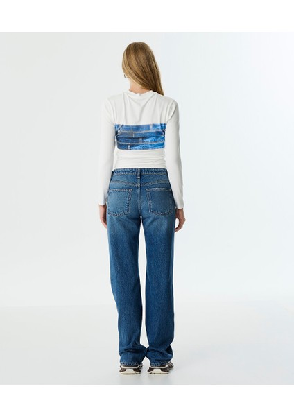 Wıde Leg Jean Pantolon TW6250018019AC7 modelleri