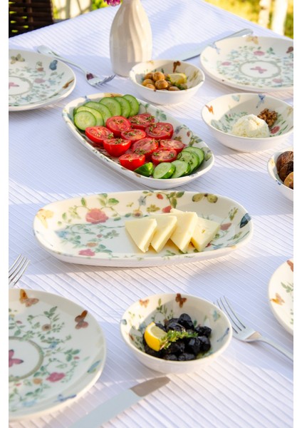 Butterfly 14 Parça 6 Kişilik Kahvaltı Takımı fiyatları