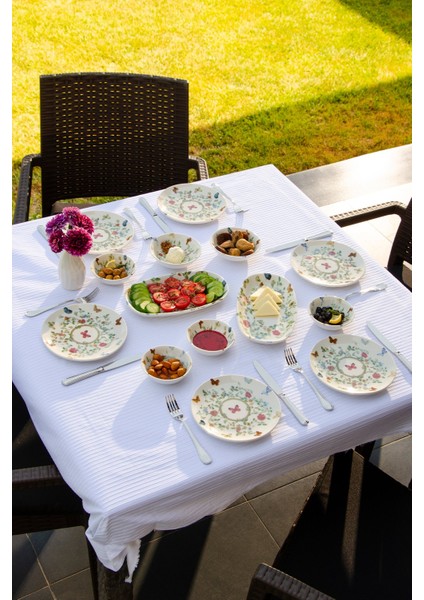 Butterfly 14 Parça 6 Kişilik Kahvaltı Takımı fırsatları