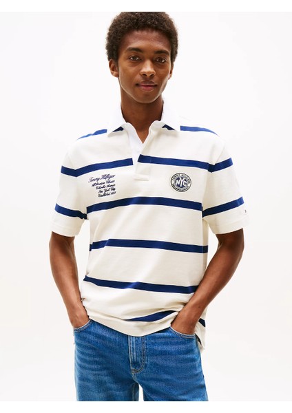 Th MW0MW39565 S/s Rugby Classıc Fıt Erkek Tshırt fiyatları