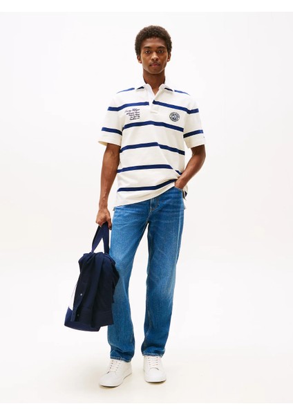 Th MW0MW39565 S/s Rugby Classıc Fıt Erkek Tshırt fırsatları