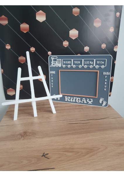 Hoş Geldin Minik Mucize – Kişiye Özel 3D Doğum Anı Tablosu modelleri