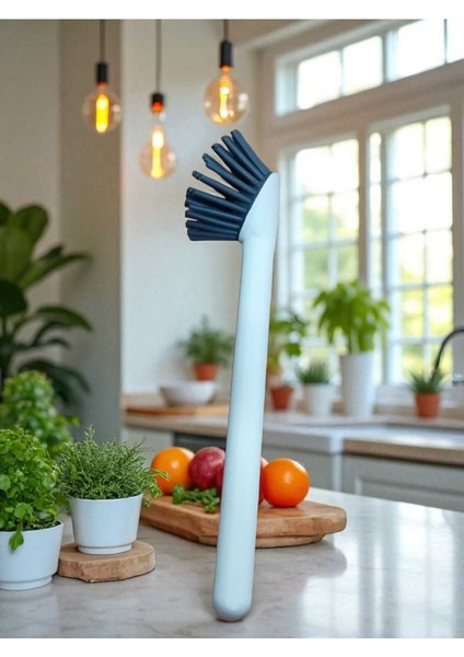 Silikon Bulaşık ve Lavabo Temizleme Fırçası, Siyah Beyaz, Pratik ve Hijyenik Kullanım fiyatları