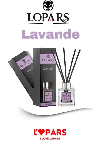 Lavanta 5 Bambu Çubuklu Oda (oda parfümü) Kokusu 100 ml