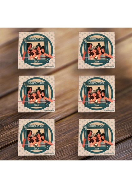 Söz & Nişan & Nikah & Bride To Be Hediyelik Gümüş Plastik Kalp Bileklik Tasarım Kart 6 Adet 9x9 fiyatları