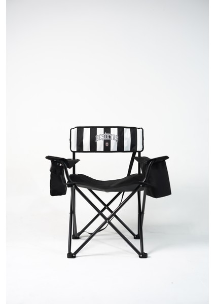 Beşiktaş Orijinal Lisanslı Çubuklu Soğutuculu Kamp Sandalyesi (TK150KG)