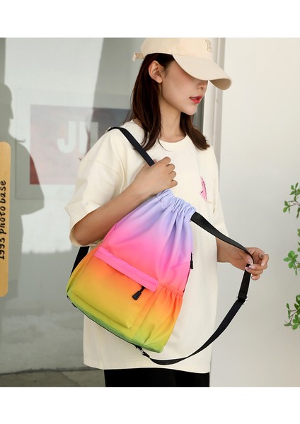 Erkekler ve Kadınlar Için Büyük Boy Bağcıklı Sırt Çantası - Depolama Cebi Olan Sınır Ötesi Seyahat Spor Çantası, Günlük Kullanım Için Taşınabilir Spor Çantası (Yurt Dışından) fiyatları