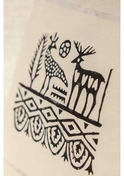 %100 Doğal El Dokuması Pamuk Keten 2'li Kırlent Kılıfı ve Runner Seti indirimleri