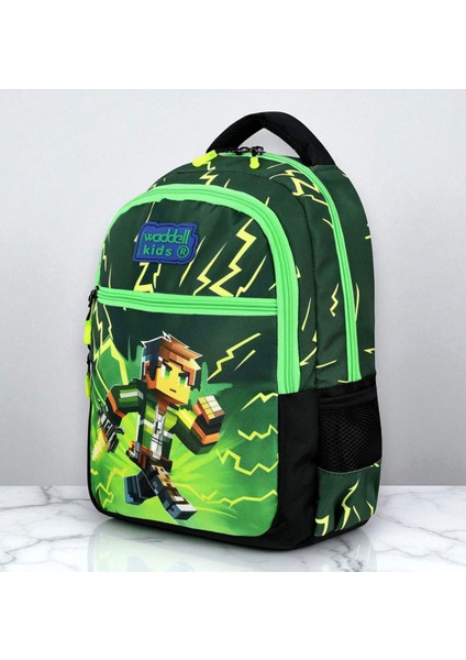 Lisanslı Maycraft Creeper Ilkokul Sırt Çantası, Beslenme Çantası ve Kalemlik Seti fiyatları