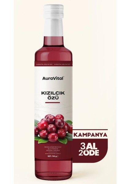 Kızılcık Özü 700 gr Pestisit Içermez Analizli Kızılcık Özü %100 Doğal – Katkısız & Yoğun Kıvamlı