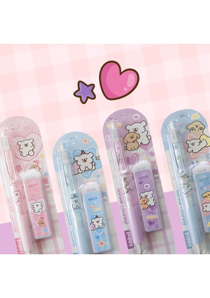 Disney Figürlü 0.7 Uçlu Kalem + Uç Hediyeli – Sevimli Nice Puppy Hello Tasarım modelleri
