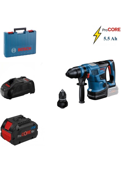 Gbh 18V-34 Cf 1x5,5 Ah Procore Akülü Sds-Plus Kırıcı Delici