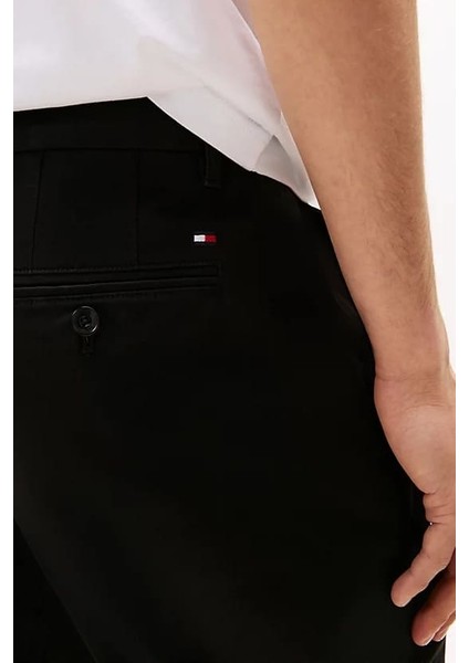 Erkek Th 1985 Düz Paça Chino Pantolon - Siyah fırsatları