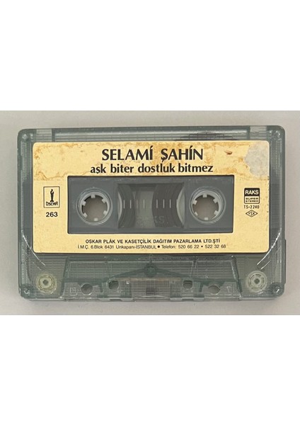 Selami Şahin Aşk Biter Dostluk Bitmez Kaset (Kartonet Yoktur Sadece Kaset Dönem Kağıt Baskı Kaset) fiyatları