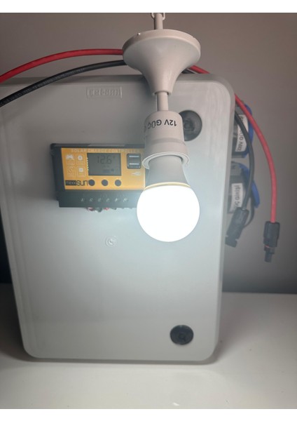 Güneş Enerji Paketi 120W Monokristal Panel 80AH Jel Akü 600W Invertör indirimleri
