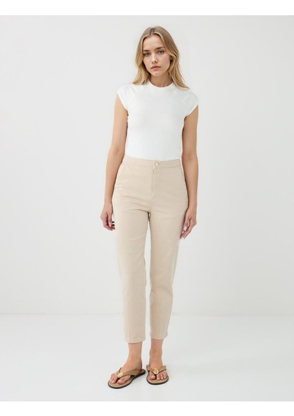 Taş Normal Bel Normal Paça Gabardin Pantolon