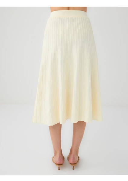 Taş Normal Bel Düz Kesim Midi Triko Etek indirimleri