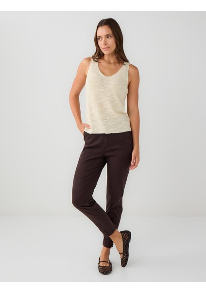 Acı Kahve Normal Bel Normal Paça Gabardin Pantolon fiyatları