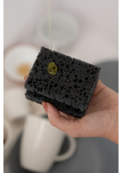 Şık Siyah 2'li Bulaşık Süngeri Seti SB1034 fiyatları