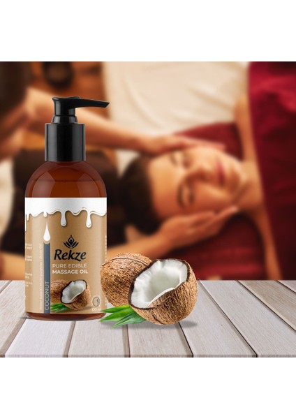 Masaj Yağı 2 Adet Hindistan Cevizi Aromalı Yenilir 120 ml modelleri
