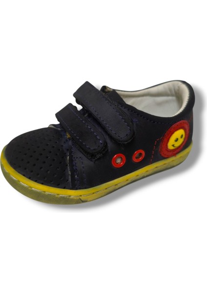 Bebe 3076-20 Smilee 2 Cırt Erkek Çocuk Ayakkabı Lacivert Kırmızı
