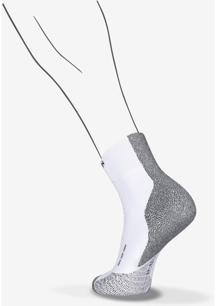 Kiprun Ince Çorap - Orta Boy Konçlu - Koşu - Beyaz - Kiprun RUN900 fiyatları