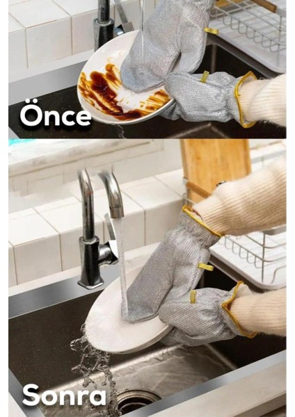 Çok Amaçlı Telli Bulaşık ve Isı Koruma Eldiveni, Güvenli ve Dayanıklı Kullanım fiyatları