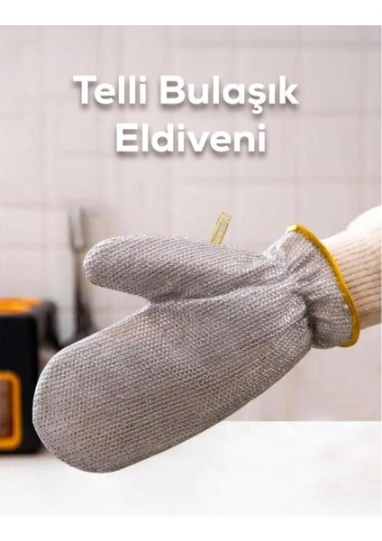 Çok Amaçlı Telli Bulaşık ve Isı Koruma Eldiveni, Güvenli ve Dayanıklı Kullanım modelleri