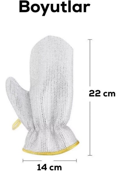 Çok Amaçlı Telli Bulaşık ve Isı Koruma Eldiveni, Güvenli ve Dayanıklı Kullanım