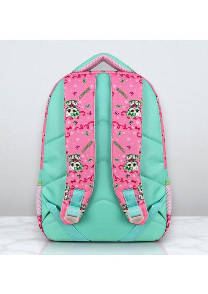 Lisanslı Pembe Kedi Desenli Ilkokul Sırt Çantası, Beslenme Çantası ve 2 Ce fiyatları