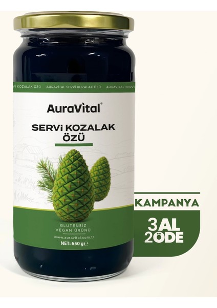 Servi Kozalak Özü 650 gr %100 Doğal