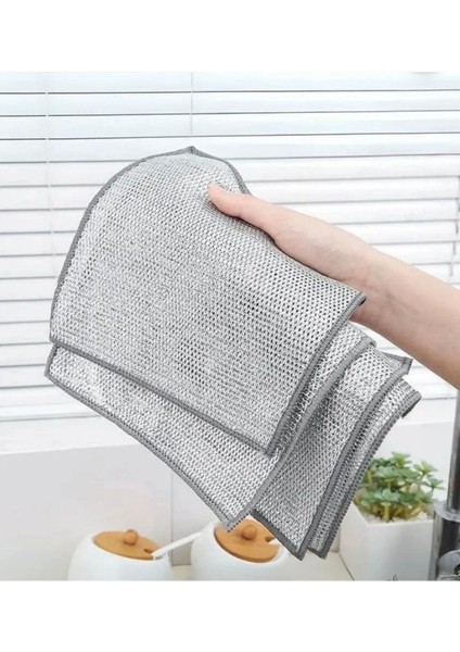 Yeni Nesil Telli Bulaşık Bezi ve Teli, Pratik Temizlik Seti